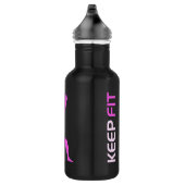 Fit-Bleib-Freiheits-Flasche Edelstahlflasche (Rechts)