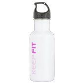 Fit-Bleib-Freiheits-Flasche Edelstahlflasche (Rückseite)