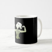 Fit Bleibe Cool Kaffeetasse (VorderseiteRechts)