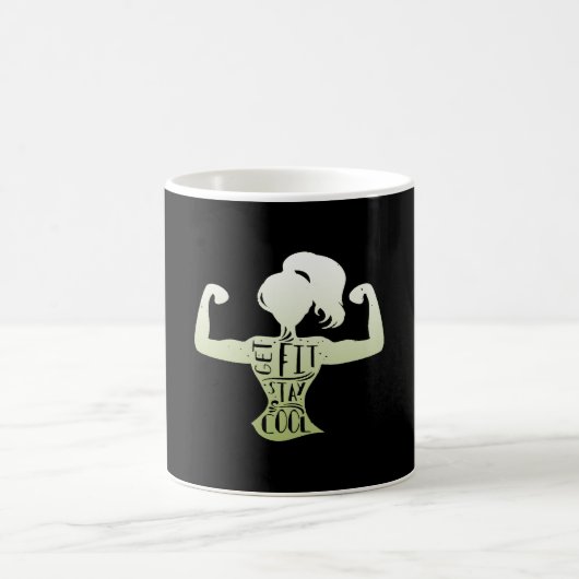 Fit Bleibe Cool Kaffeetasse (Mittel)