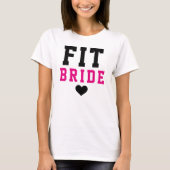 Fit Bride Pink Future Mrs. T-Shirt (Vorderseite)