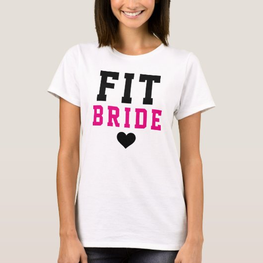 Fit Bride Pink Future Mrs. T-Shirt (Vorderseite)