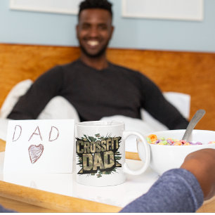 Fit Father Explosion Dunkle Camouflage Crossfit Ta Kaffeetasse