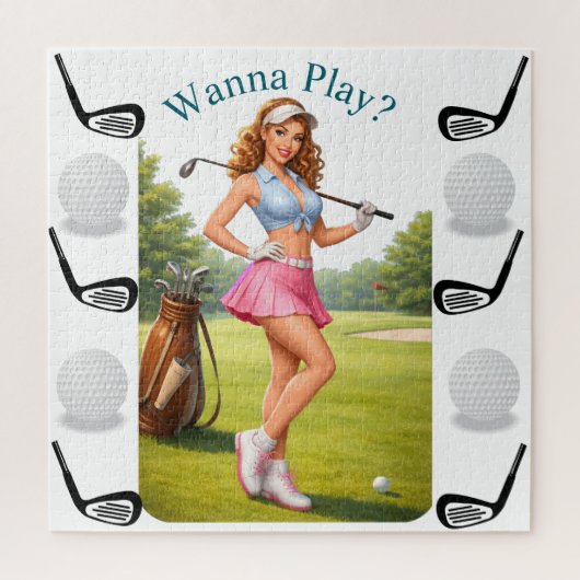 Fit Female Golfer Thunder_Cove Puzzle (Vertikal)