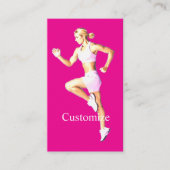 Fit Female Runner Thunder_Cove Visitenkarte (Vorderseite)