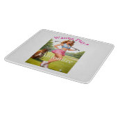 Fit Golfspielerin Thunder_Cove Schneidebrett (Ecke)