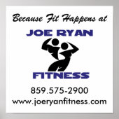 Fit Happens Poster (Vorne)