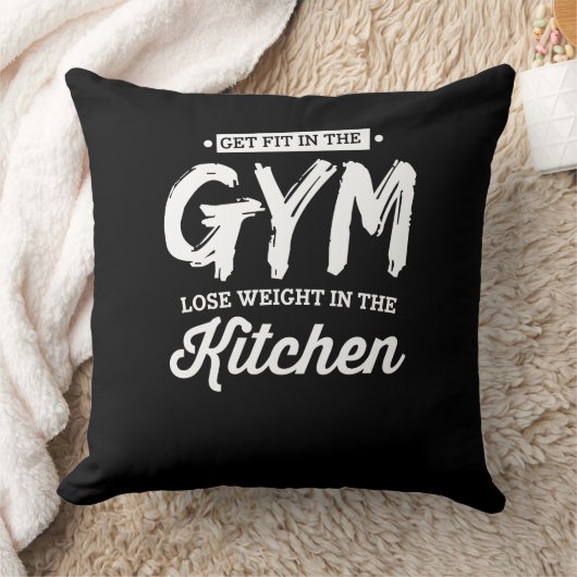 Fit in den Fitnessraum nehmen, Gewicht in der Küch Kissen (Decke)