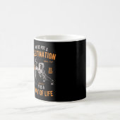 Fit ist kein Ziel Kaffeetasse (VorderseiteRechts)