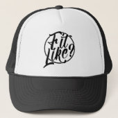 Fit like? Doric Dialect Trucker Hat, Schottin Truckerkappe (Vorderseite)