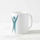 Fit Man Icon Vector Kaffeetasse (VorderseiteRechts)