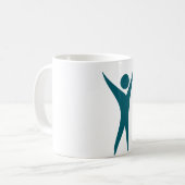Fit Man Icon Vector Kaffeetasse (Vorderseite Links)