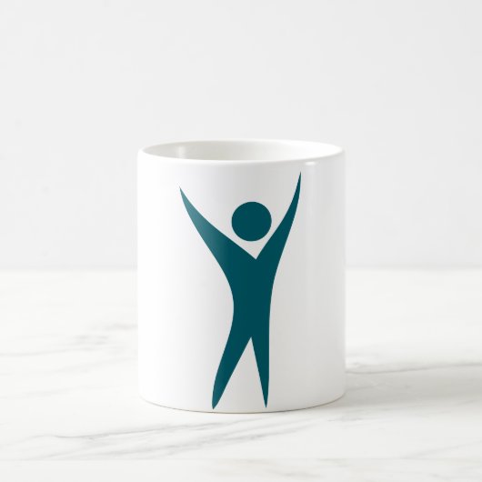 Fit Man Icon Vector Kaffeetasse (Mittel)
