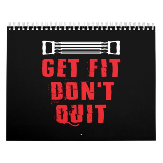 Fit nicht aufhören kalender (Titelbild)