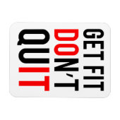 Fit nicht aufhören magnet (Horizontal)