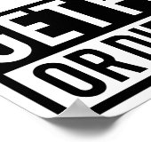 Fit oder Die Poster (Ecke)