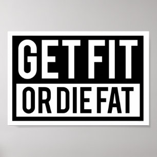 Fit oder Die Poster