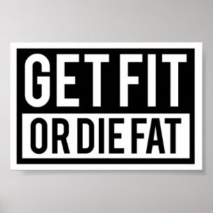 Fit oder Die Poster
