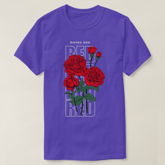 Fit Rose sind rot T-Shirt (Design vorne)