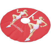 Fit Runnerin Thunder_Cove Polyester Weihnachtsbaumdecke (Schrägansicht)
