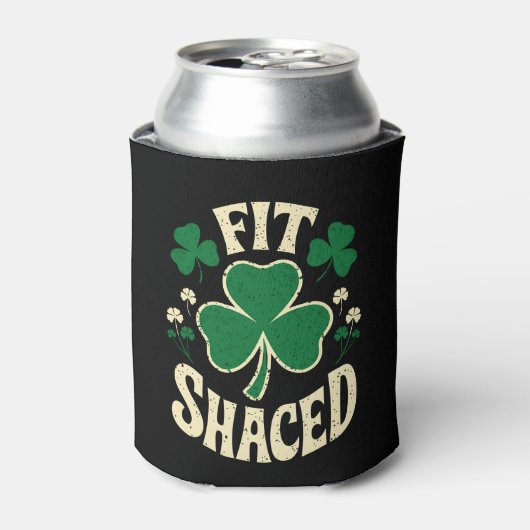Fit Shaced Funny St Patrick's Day Irish Dosenkühler (Kanne Vorderseite)