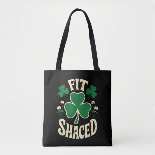 Fit Shaced Funny St Patrick's Day Irish Tasche (Vorderseite)