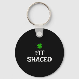 Fit-shaced St. Patrick's Day Irischer Lustiger Tri Schlüsselanhänger