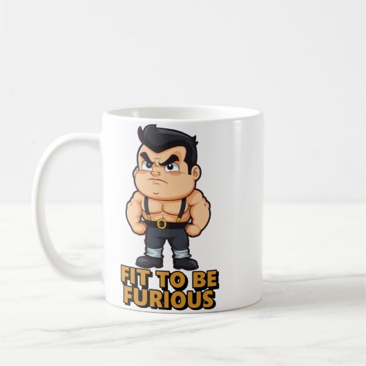 Fit to be Furious Kaffeetasse (Links)