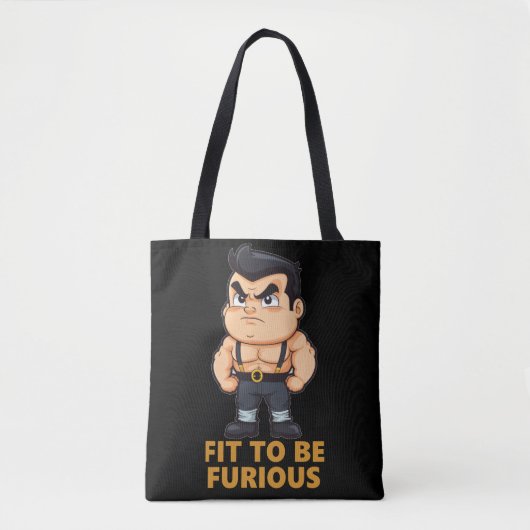 Fit to be Furious Tasche (Vorderseite)