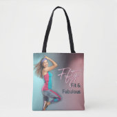 Fit und Fabelhaft Danke-Tüte Tasche (Vorderseite)
