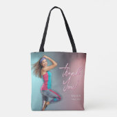 Fit und Fabelhaft Danke-Tüte Tasche (Rückseite)
