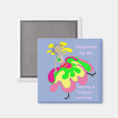 fit und gut fühlen - tanzen magnet (Vorderseite/Rückseite)