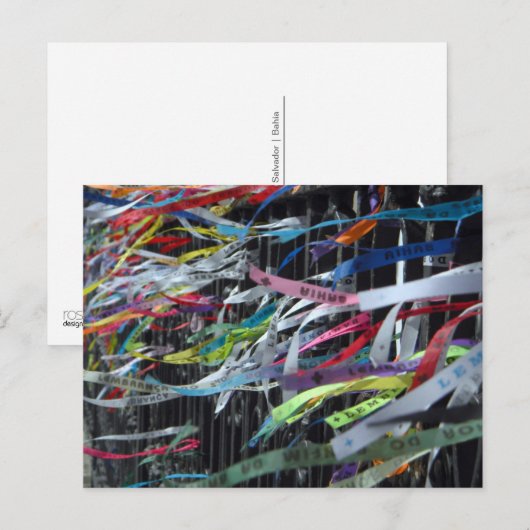 Fitas do Bonfim Postkarte (Vorne/Hinten)