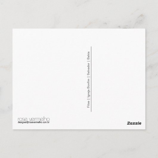 Fitas do Bonfim Postkarte (Rückseite)