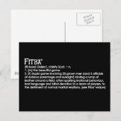 Fitba' Postkarte (Vorne/Hinten)