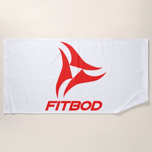 Fitbod Tuch Strandtuch (Vorderseite)