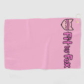 FitbyFox Fundamentals- Clip Towel Golfhandtuch (Horizontal)
