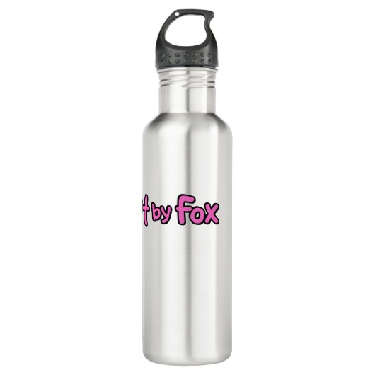 FitbyFox Fundamentals- Water Bottle Edelstahlflasche (Vorderseite)