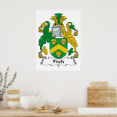 Fitch-Familienwappen Poster (Küche)