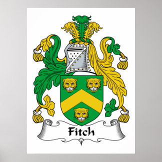 Fitch-Familienwappen Poster