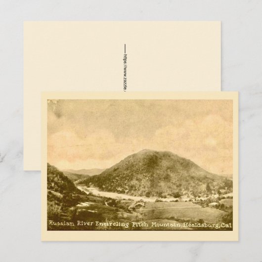 Fitch Mountain Healdsburg Postkarte (Vorne/Hinten)