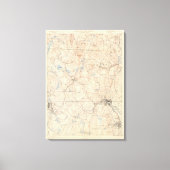 Fitchburg, Massachusetts Leinwanddruck (Vorderseite)