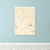 Fitchburg, Massachusetts Leinwanddruck (Insitu (Holzboden))