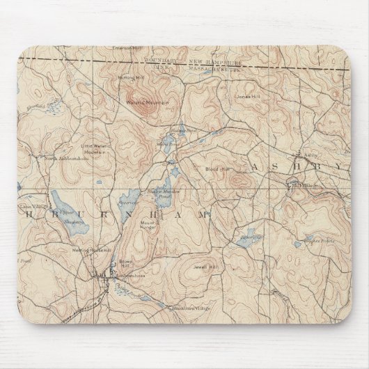 Fitchburg, Massachusetts Mousepad (Vorne)