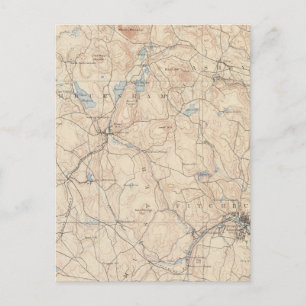 Fitchburg, Massachusetts Postkarte