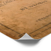 Fitchs Mapping-Teller Poster (Ecke)