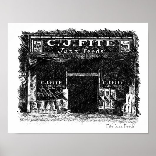 Fite Jazz Füttre Wandkunst Poster (Vorne)