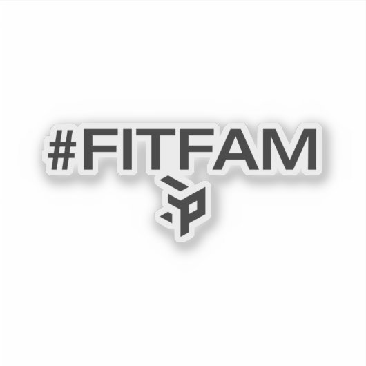 FITFAM LOGO STICKERS AUFKLEBER (Vorderseite)