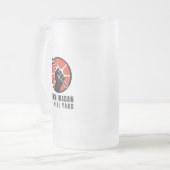 FITHY 16oz Victory (left-handed) Mattglas Bierglas (Vorderseite Links)