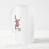 FITHY 16oz Victory (Rechtshänder) Mattglas Bierglas (Vorderseite Links)